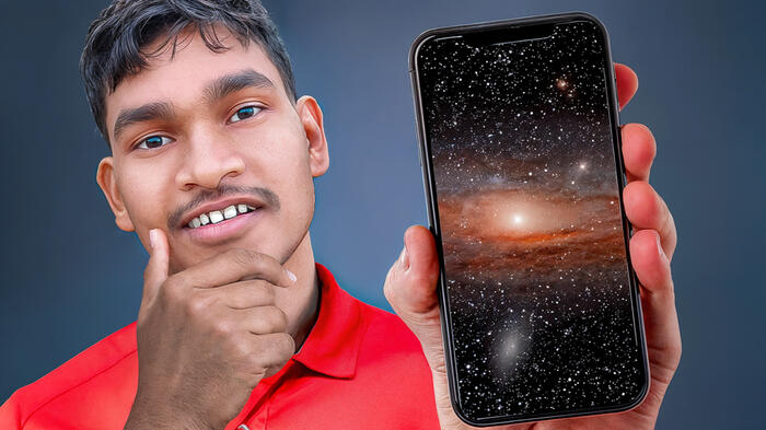 Galaxy in mobile