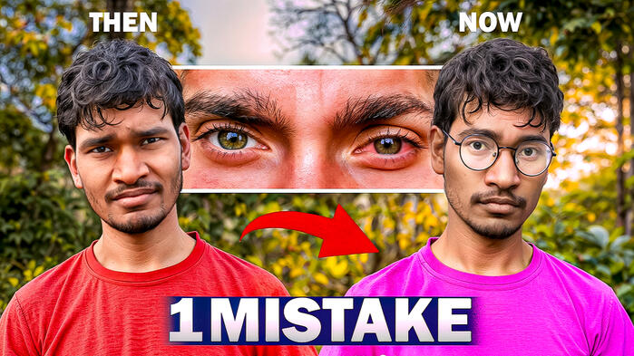 One mistake vision blur